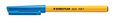 Golyóstoll, 0,3 mm, kupakos, STAEDTLER "Stick 430 F", kék