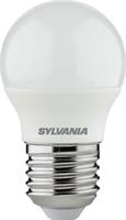 LED izzó, E27, kisgömb, 6,5W, 806lm, 4000K (HF), SYLVANIA 