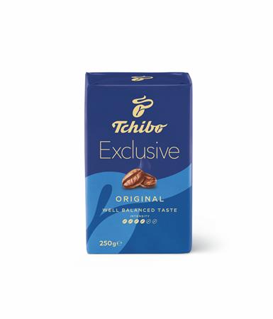 Kávé, pörkölt, őrölt, vákuumos csomagolásban, 250 g,  TCHIBO "Exclusive"