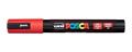 Dekormarker, 1,8-2,5 mm, UNI "Posca PC-5M", piros