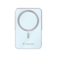 Power bank, mágneses (vezeték nélküli), 10.000mAh, VERBATIM 