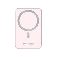 Power bank, külső akkumulátor, mágneses (vezeték nélküli), 10.000mAh, kitámasztó, VERBATIM 