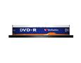 DVD-R lemez, AZO, 4,7GB, 16x, 10 db, hengeren, VERBATIM