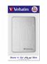 2,5" HDD (merevlemez), 2TB, USB 3.2, alumínium borítás, VERBATIM "Store n Go", ezüst