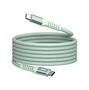 USB kábel, USB-C - USB-C, 1,2 m, 60W, mágneses, VERBATIM, zöld