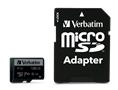 Memóriakártya, microSDXC, 128GB, CL10/U3, 90/45 MB/s, adapter, VERBATIM 