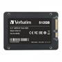SSD (belső memória), 512GB, SATA 3, 500/520MB/s, VERBATIM 