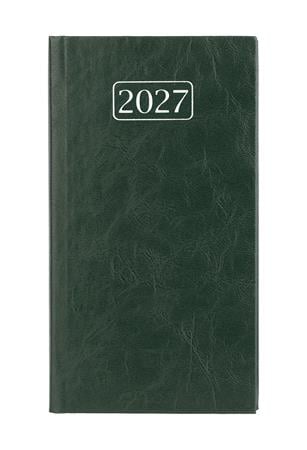 Zsebnaptár, álló elrendezésű, VICTORIA OFFICE "Chrono", zöld (2027 évi)