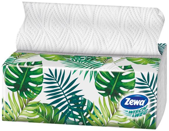 Háztartási papírtörlő, 2 rétegű, 75 lap, ZEWA "Wisch&Weg Quick Pack"