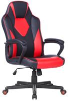 Irodai forgószék, mesh-textilbőr borítás, fekete lábkereszt, párnázott karfa, 