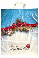 Szalagfüles táska, 40x42 cm, 