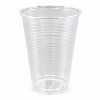 Műanyag pohár, 2 dl, 100 db, átlátszó