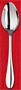 Kanál, rozsdamentes acél, 20cm, 12db-os szett, "Palermo"