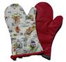 Konyhai kesztyű, hőálló, mintás, 29cm
