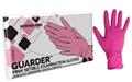 Védőkesztyű, egyszer használatos, nitril, S méret, 100 db, púder nélküli, pink