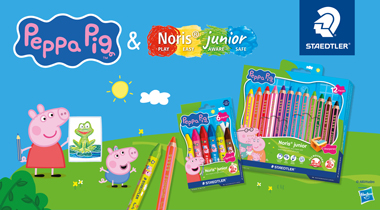 Peppa malac meghódítja a STAEDTLER Noris® junior kínálatát